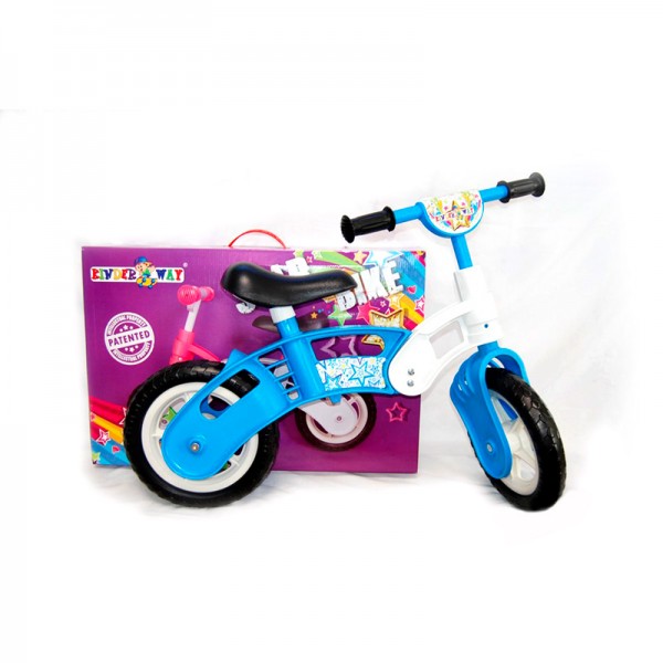 81778 Біговел STAR BIKE, 10", EVA, голуб Кіндервей