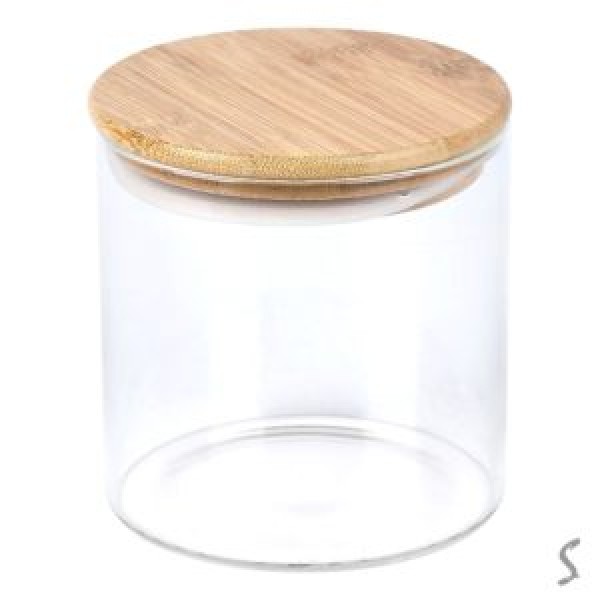 224076 Банка з бамбуковою кришкою 700мл 10*10см R10871-10