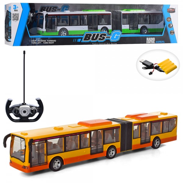 85212 Автобус 666-676A радіокер., акум., USB, 2 кольори, світло, кор., 57-12.5-12 см.