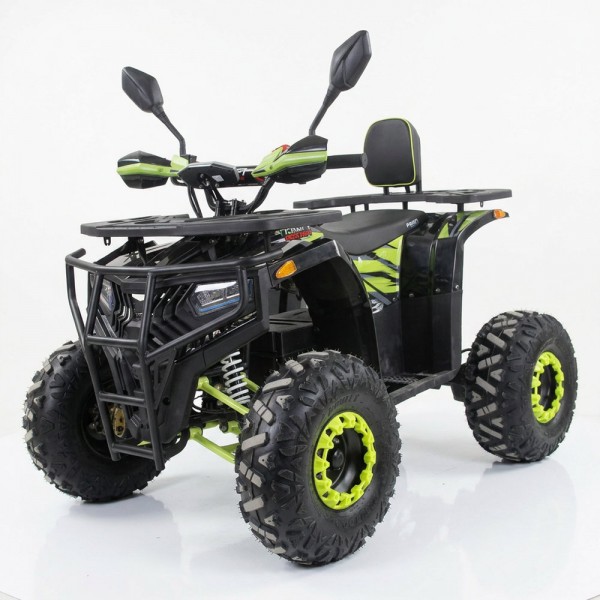 251169 Квадроцикл ATV007-2-5 мотор 1500W, акум. 60V20AH, BLUETOOTH,3 швидкості, LED, до 82 кг,чорно-зелений