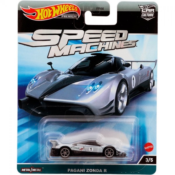 169312 Колекційна модель машинки Pagani Zonda R серії "Car Culture" Hot Wheels (FPY86/HKC42)