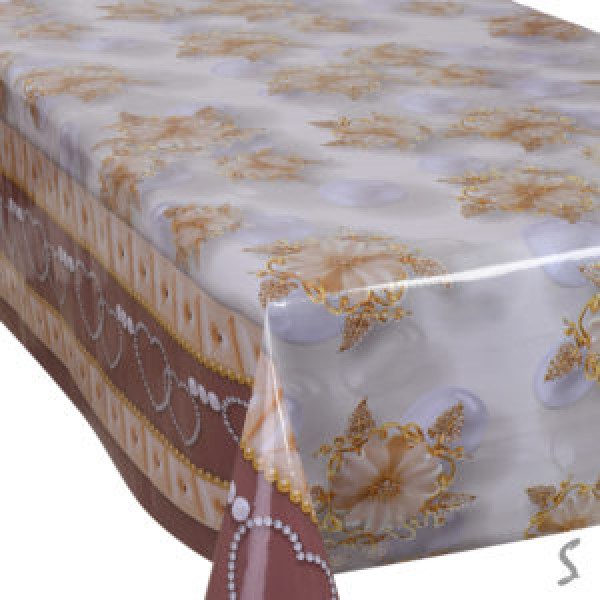 254399 Клейонка ПВХ 3-хшар. з малюнками 3D на тканинній  основі 1.40*20м MA-5445