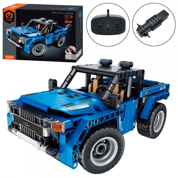 248239 Конструктор 8019 радіок2,4G, 2в1, джип, 21-11-10см, 353дет, на бат-ці, в кор-ці, 35-27-7см