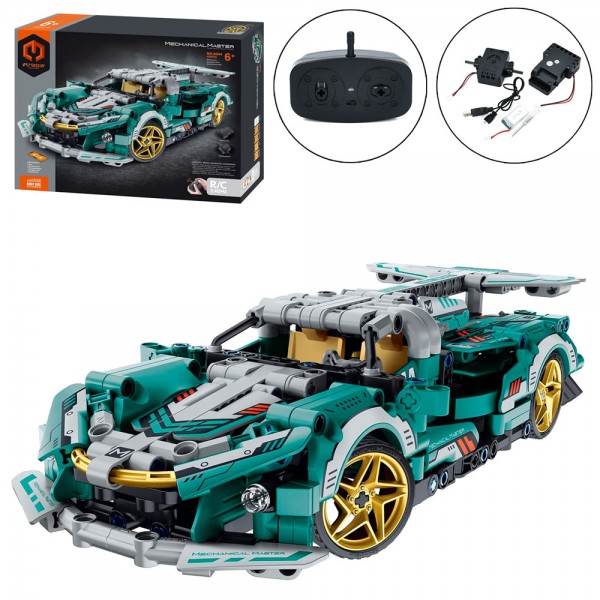 261636 Конструктор 8044 радіок2,4G, машина, акум, USB, APP, 450дет, кор.,35-27-7 см.