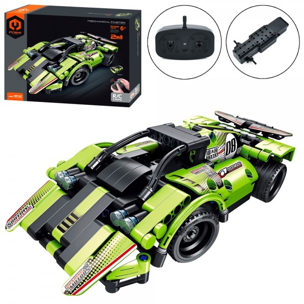 248224 Конструктор 8020 радіок2,4G, 2в1, машина, 24-12-7см, 335дет, на бат-ці, в кор-ці, 35-27-7см