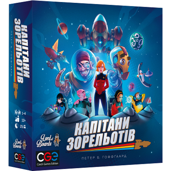 182034 Настільна гра Капітани Зорельотів (Starship Captains)