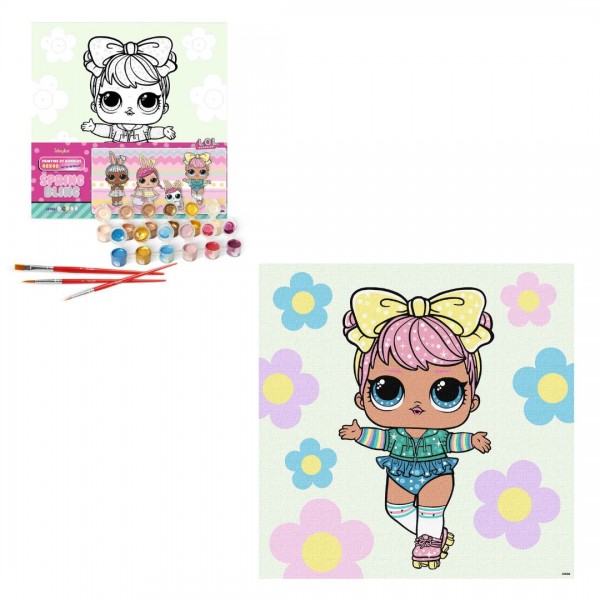 222644 Набір для розпису по номерах для дітей "L.O.L. Surprise! Spring Bling Dawn" 40х40 см