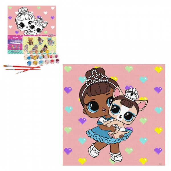 222650 Набір для розпису по номерах для дітей "L.O.L. Surprise! TroopSurprise Miss Baby With Miss Puppy" 40