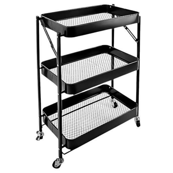 223717 Етажерка на колесах 3яр 45*29.5*76см., R88690-BL