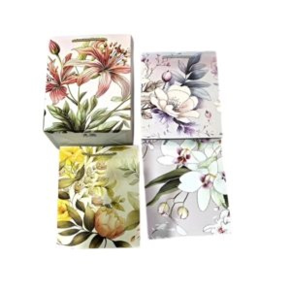 262827 Пакет подарунковий паперовий M "Orchid Bloom" 26*32*10см
