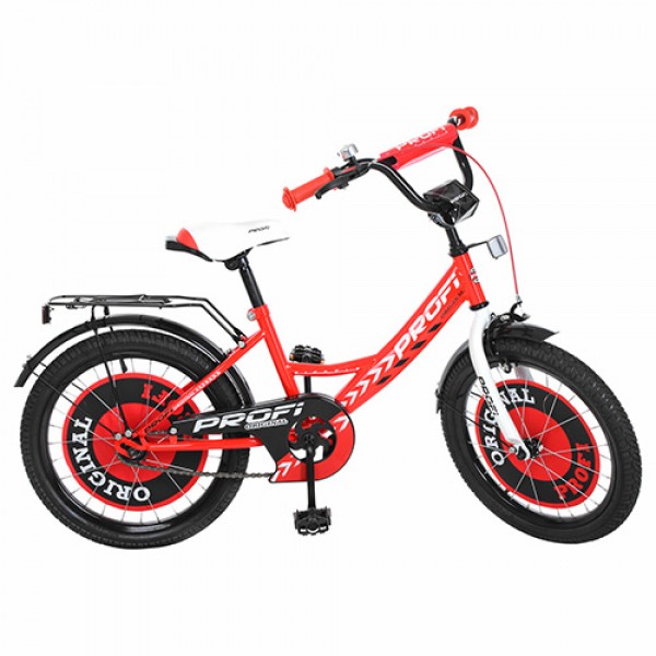 46753 Велосипед дитячий PROF1 20 д. Y2045 Original boy, дзвінок, підніжка, червоний.