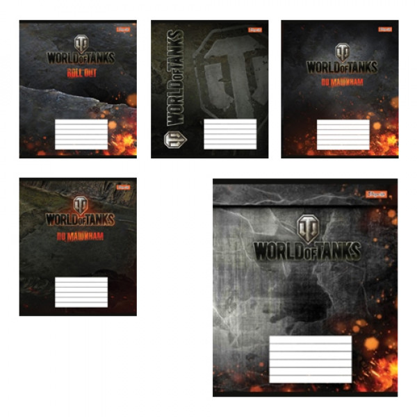 18238 А5/12 кл._ 1В WORLD OF TANKS броня-15 зошит учнів.