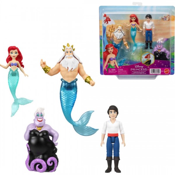 247250 Набір мініляльок Disney Princess "Аріель та друзі" за мотивами м/ф "Русалонька"