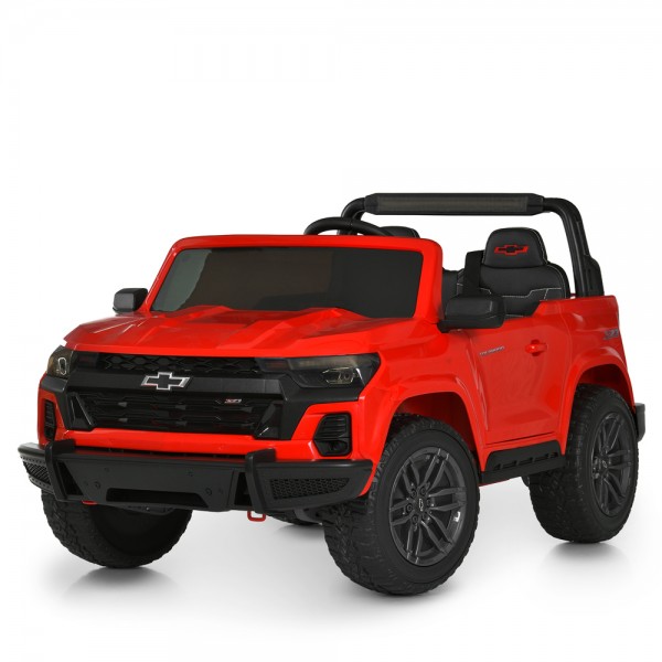 245808 Джип M 6290EBLR-3(24V) 2,4G радіок, 1*24V7AH, 4*45W, EVA, BLUETOOTH, музика, світло, шкіра, червоний