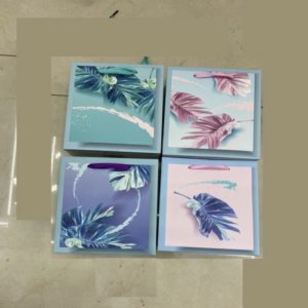 257229 Пакет подарунковий паперовий S "Monstera" 23*18*10см R91265-S