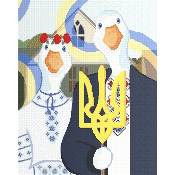 149644 Набір з алмазною мозаїкою "Українська готика" 40х50см