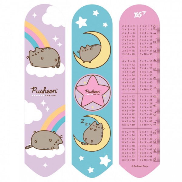 233518 Закладинка 2D Yes "Pusheen rainbow"