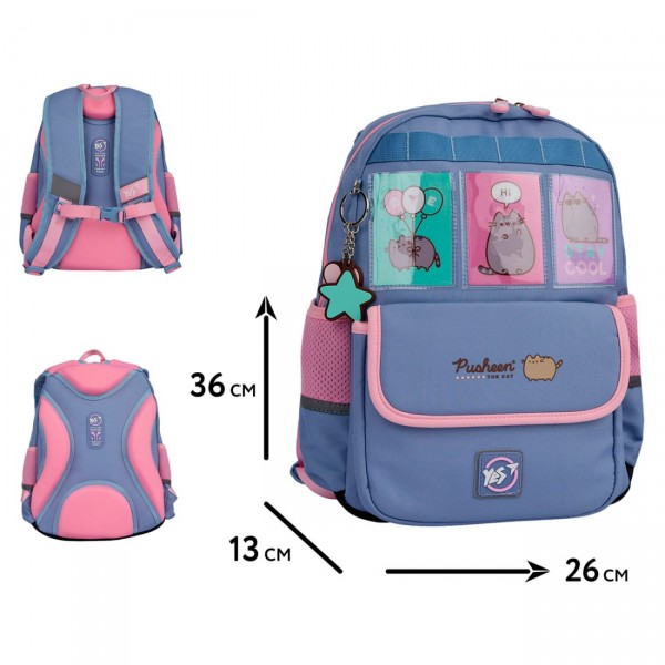 224617 Рюкзак шкільний YES S-104 Pusheen Stay Cool