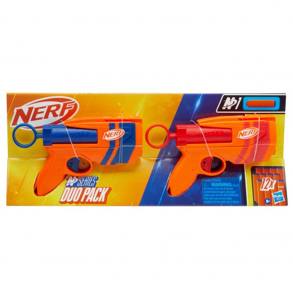 241735 NERF Набір з 2-х іграшкових бластерів та 12 стріл, серії "Nerf N Series"