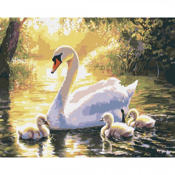 249235 Набір для розпису по номерах "Вечірній заплив" 40х50см