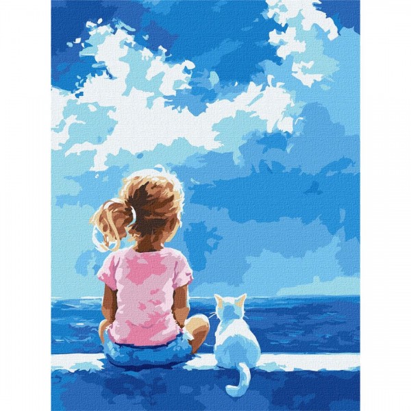 249245 Набір для розпису по номерах "Ніжна дружба" 30х40см