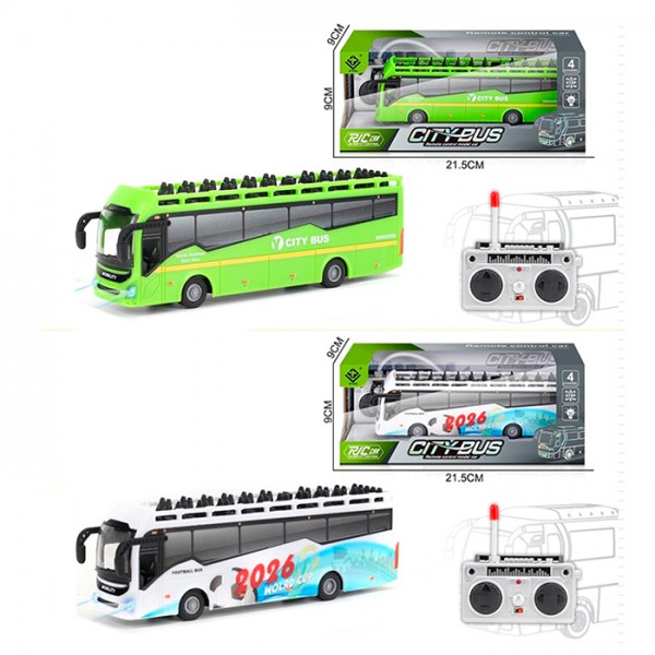 249750 Автобус 6180FG радіо/к, 17см, світло, гумові колеса, 2 види, на бат-ці, в кор-ці, 21,5-9-9см