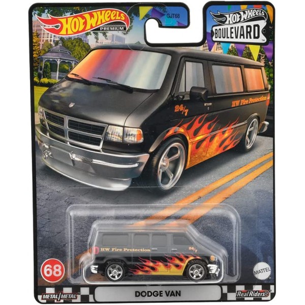 179858 Колекційна модель машинки Dodge Van серії "Преміальні автівки" Hot Wheels (GJT68/HKF15)