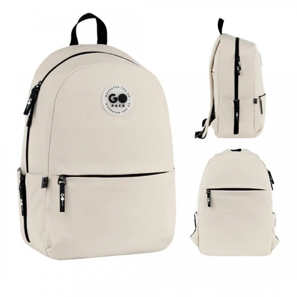 252623 Рюкзак GoPack Education Teens 188M-1 бежевий
