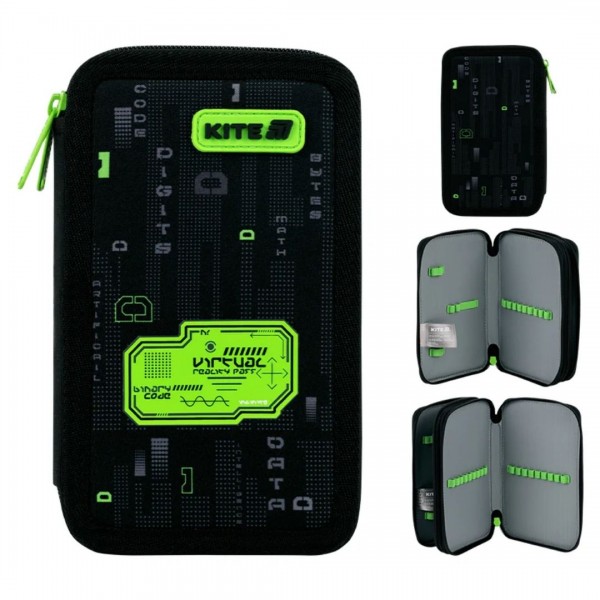 252751 Пенал Kite 2 від., без наповнення 623 Digital