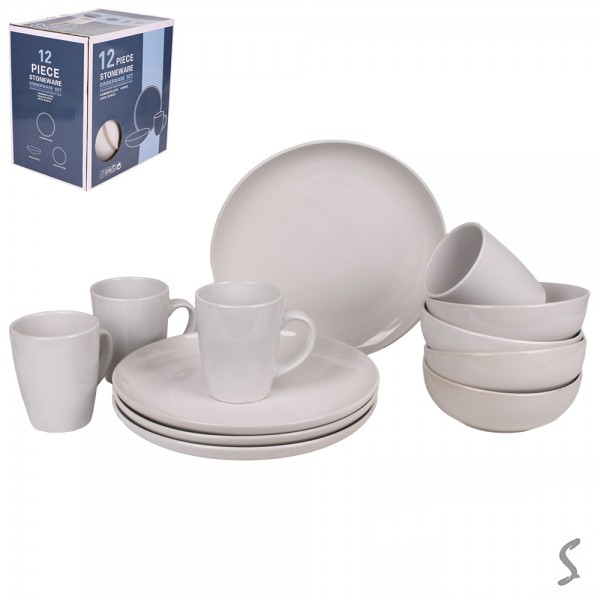 247132 Набір столового посуду 12пр/наб (тарілка 26см, супниця 16.5см, чашка 420мл), MC5583-3