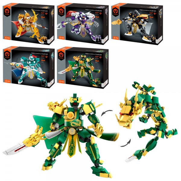 248314 Конструктор 6846-7-8-9-0 2в1(робот, тварина), 5 видів (340д, 373д, 357д, 370д,344д), в кор.