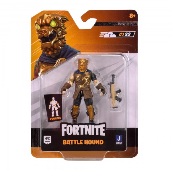 200113 Колекційна фігурка Fortnite Micro Legendary Series Battle Hound, 6см