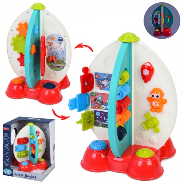 246370 Гра RJ6828 ракета, шестерні, засуви, рахунки, лабіринт, рух. деталі,муз.,світло,бат.,кор.,21-28-20,5