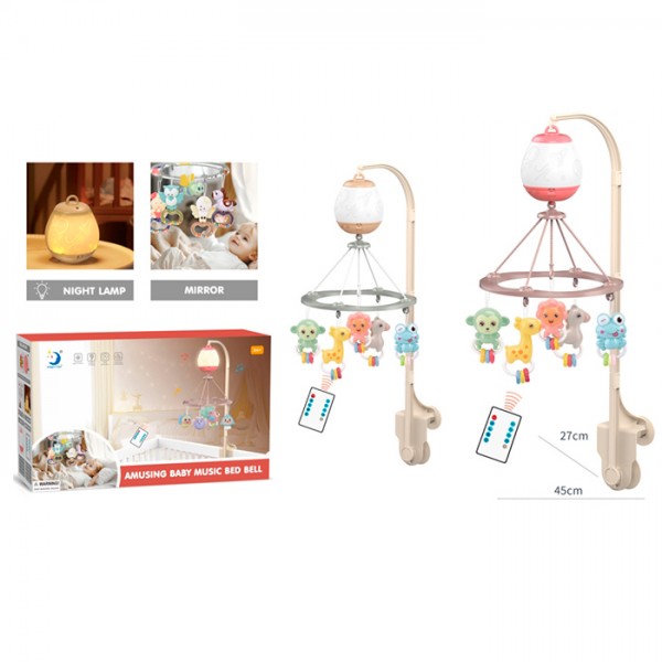 246291 Карусель на кроватку HL2025-79 д/к(ІЧ), мобіль на ліжечко,45-27-в75,5см,підвіс.5шт,муз, батар.в кор.