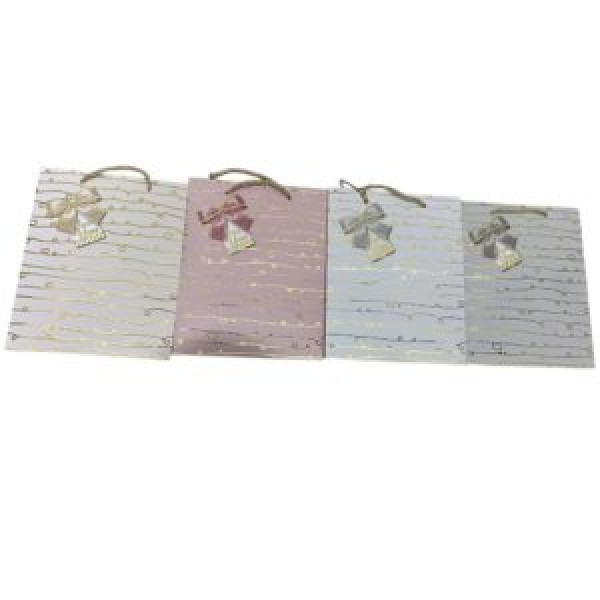 262841 Пакет подарунковий паперовий M "Twinkle Lines" 26*32*10см