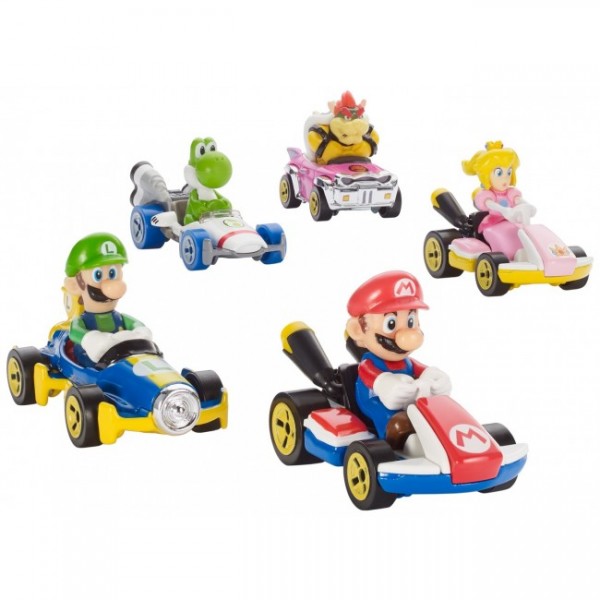 136571 Машинка із відеогри «Mario Kart» Hot Wheels (в ас.)
