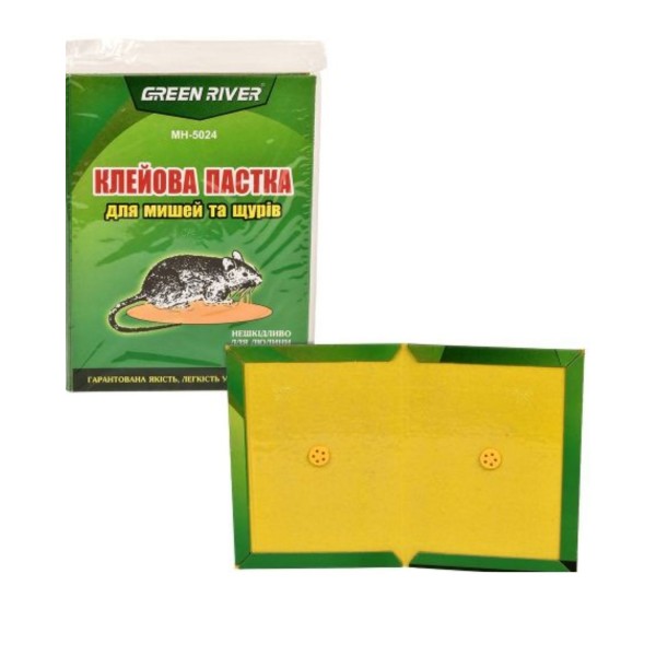 140899 Мишоловка липка зелена 15.5*21см MH-5024