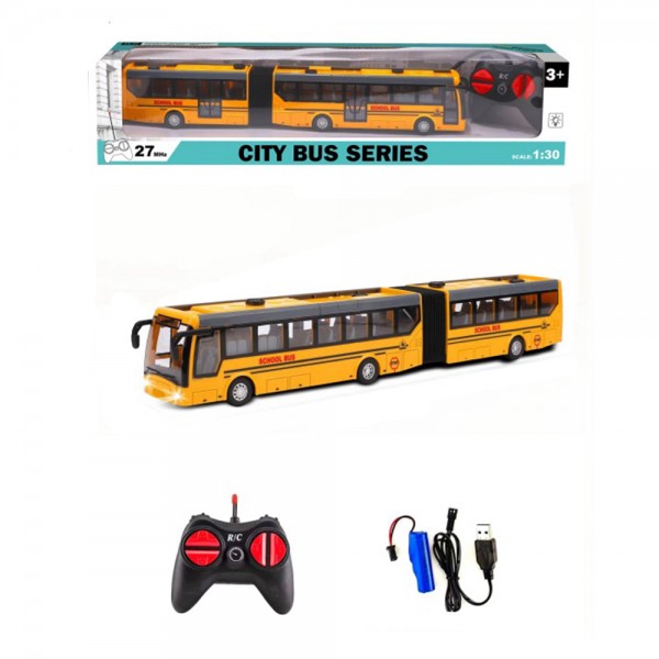 262199 Автобус 838-B9 р/к,акум,36,5см,світло,гумові колеса,USBзарядне, в коробці, 47,5-10см