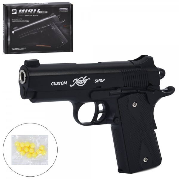 246391 Пістолет 399-1 пластикові кулі, кор., 22-16-4 см.