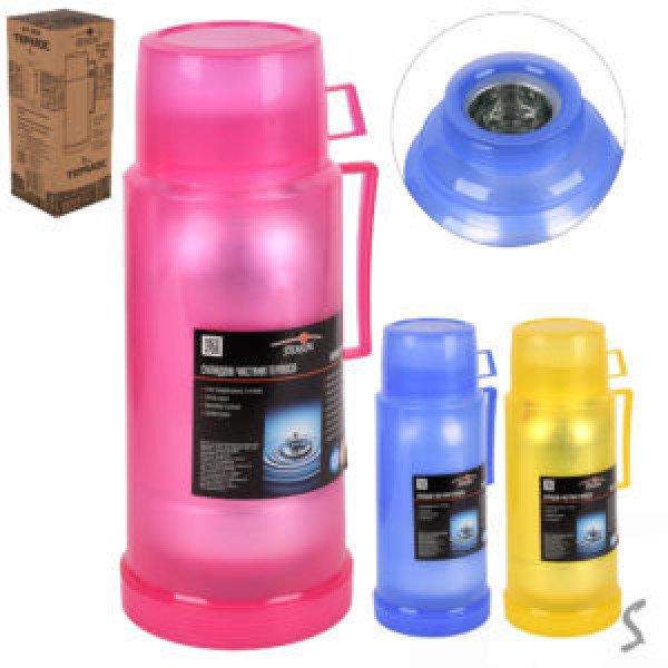 12158 Термос зі скляною колбою 1.0л MT-0215