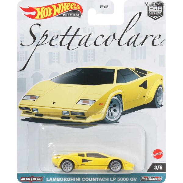 179864 Колекційна модель машинки Lamborghini Countach LP 5000 QV серії "Car Culture" Hot Wheels (FPY86/HKC47)