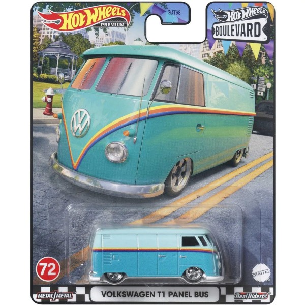 179867 Колекційна модель машинки Volkswagen T1 Panel Bus серії "Преміальні автівки" Hot Wheels (GJT68/HKF18)