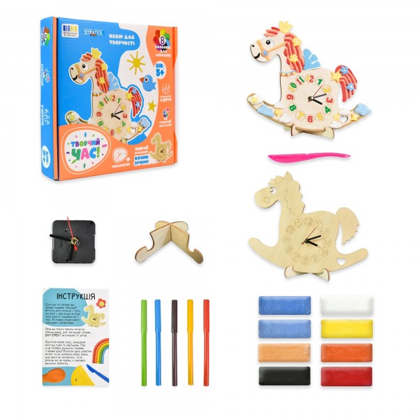 230191 Набір для творчості Strateg Творчий час Коник Зуммі (укр), (30649)