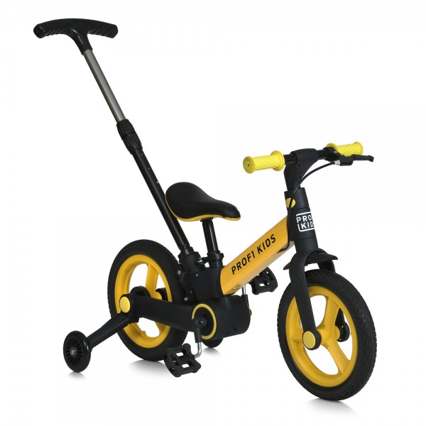 207757 Велосипед-трансформер PROFI KIDS 12 д. MB 1021-4 3в1,2колеса,гума(антипрокол),стал.рама,кермо,жовтий