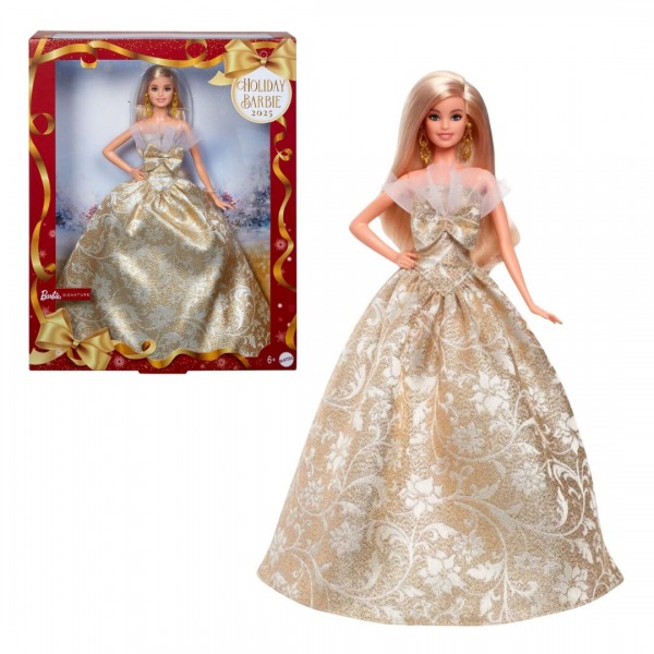 241415 Колекційна лялька Barbie "Святкова" - блондинка