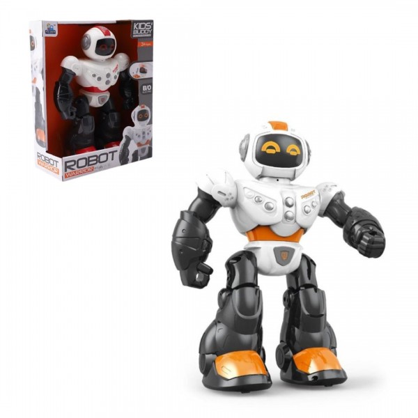 222285 73865 ROBOT інтерактивний робот зі зброєю і щитом, зі звуковими, світловими ефектами та записом голосу