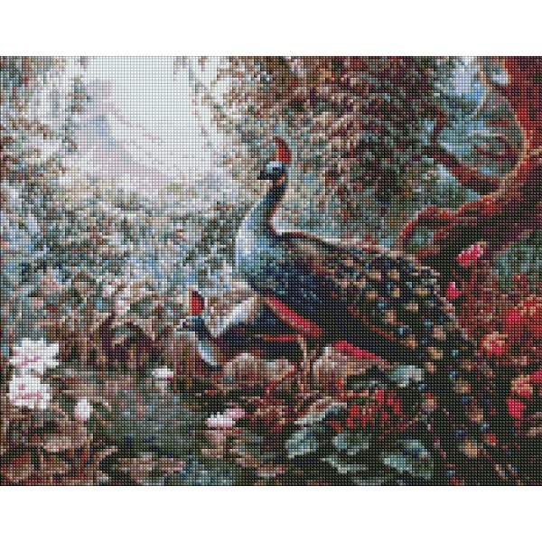 148229 Набір з алмазною мозаїкою "Казкові пави" 40х50см