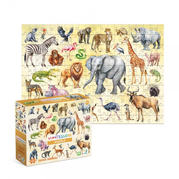 246364 300637 Монтессорі пазл «Тварини Сафарі»