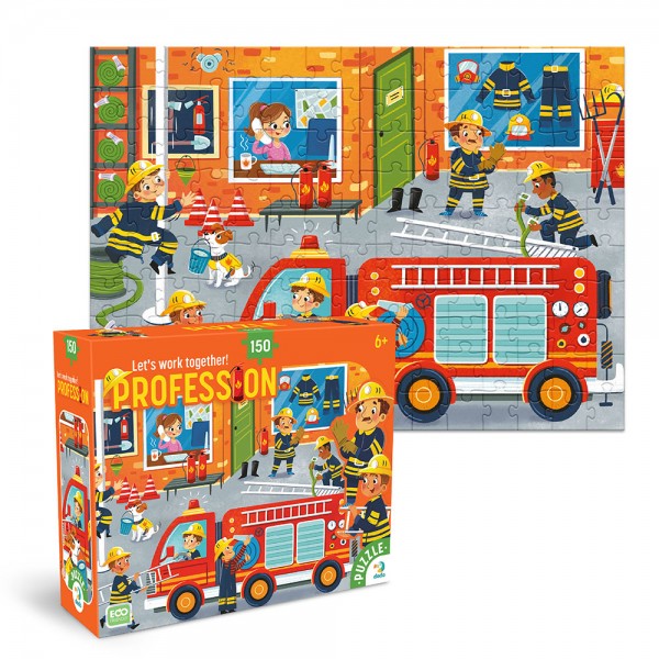 246366 300702 Пазл «Професії. Пожежник»