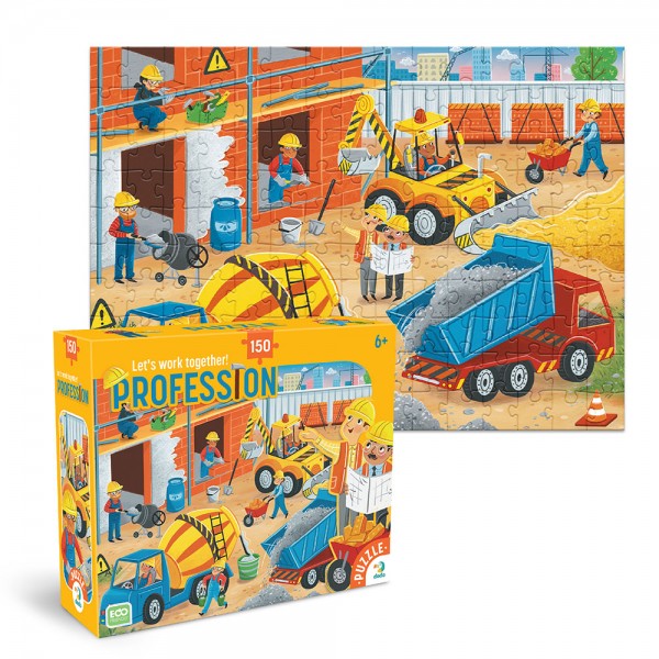 246367 300703 Пазл «Професії. Будівельник»